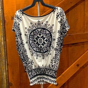 Mandala Print Blouse